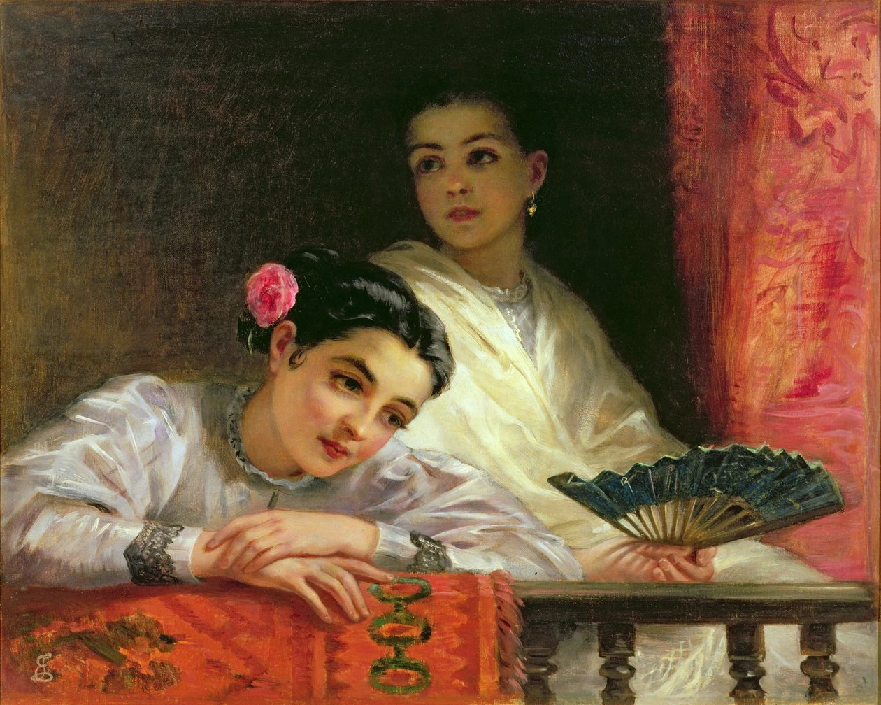 Al balcone, 1875